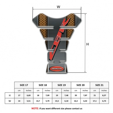 Honda Tank Fuse Copper Honeycomb Base CBR Style 