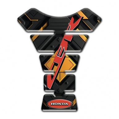 Honda Tank Pad Motorbike Center Rhombus Design CBR Edition 