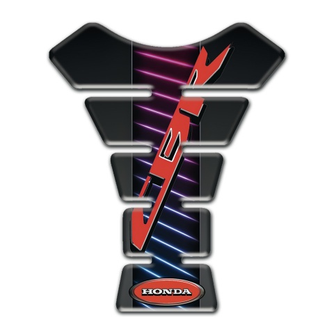 Honda  Tank Pad Motorbike Neon Lines Design CBR Style 