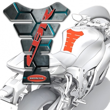 Honda Tank Pad Protector 3D Hexagons Design Base CBR Style 