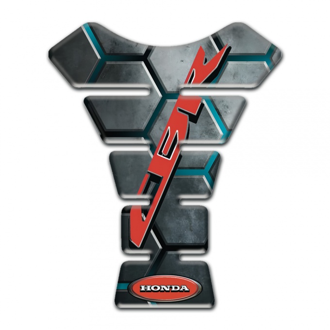 Honda Tank Pad Protector 3D Hexagons Design Base CBR Style 