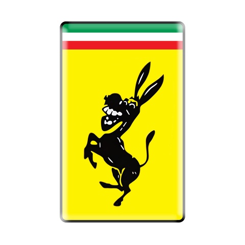 Ferrari Badge Emblem Donkey Logo Left Side