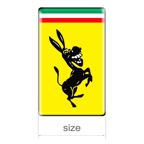 Ferrari Badge Emblem Donkey Logo Right Side