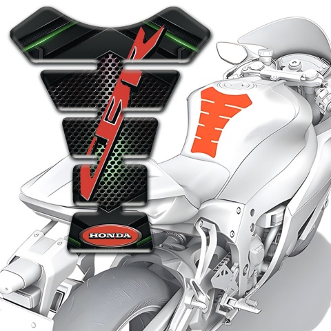Honda Tank Pad Protector CBR Style Green Shadow Design 