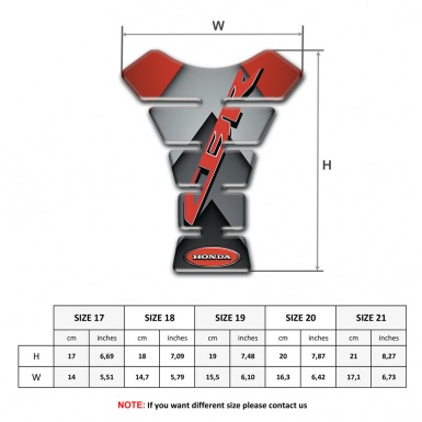 Honda Tank Fuse Premium Quality CBR Edition 