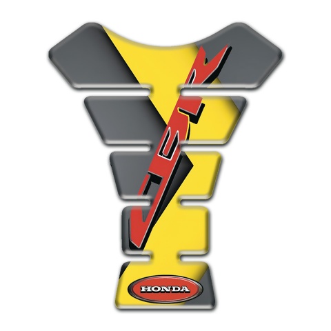 Honda Tank Fuse Grey Yellow Background with CBR Logo 