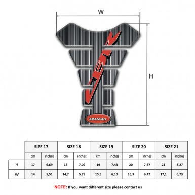 Honda Tank Fuse Grey Base Cbr Logo 