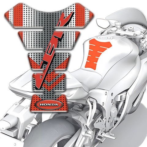 Honda Tank Pad Protector Grey Red base CBR Edition 