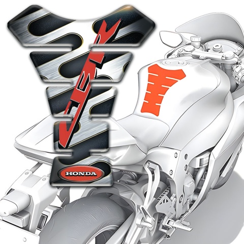 Honda Tank Pad Motorbike Silver elements Design Cbr Style 