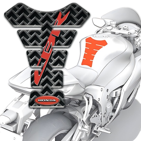Honda Tank Fuse Steel Grid Base Design CBR Logo 