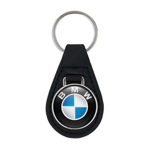 BMW Key Fob Leather Classic 3D Logo