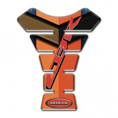 Honda Tank Guard Pads Orange Design Cbr Style 