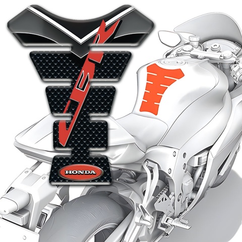 Honda Tank Fuse Black Grey Print with CBR Logo 