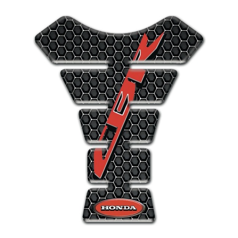 Honda Tank Guard Pads Perforated Metal with CBR Logo 