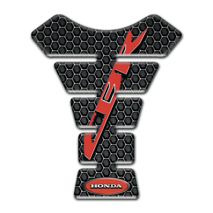 Honda Tank Guard Pads Perforated Metal with CBR Logo 