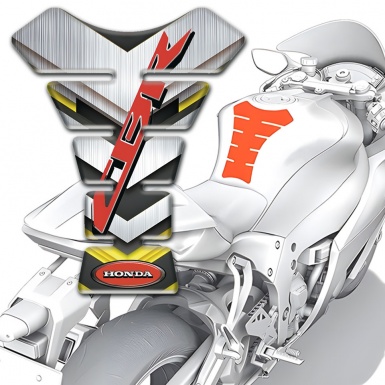 Honda Tank Guard Pads Silver Details Design CBR Version 