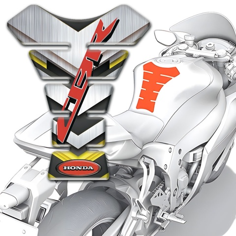 Honda Tank Guard Pads Silver Details Design CBR Version 
