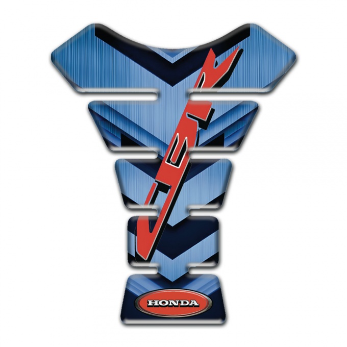 Honda Tank Protector Blue Nuance Base Red CBR Logo 