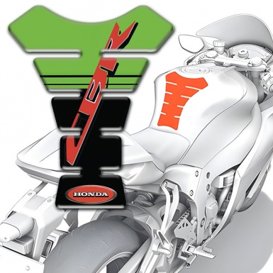Honda Tank Guard Pads Black Green Decotration CBR Model 