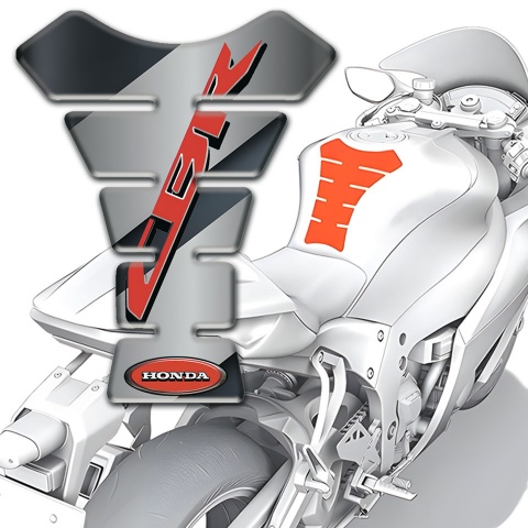 Honda  Tank Fuse Grey Black Print CBR Edition 