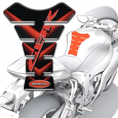 Honda Tank Fuse Red V Shape Design CBR Edition 