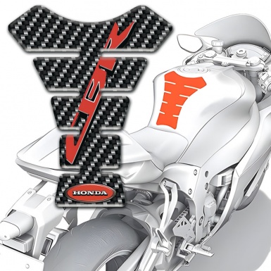 Honda Tank Protector Metal carbon Style CBR Logo 