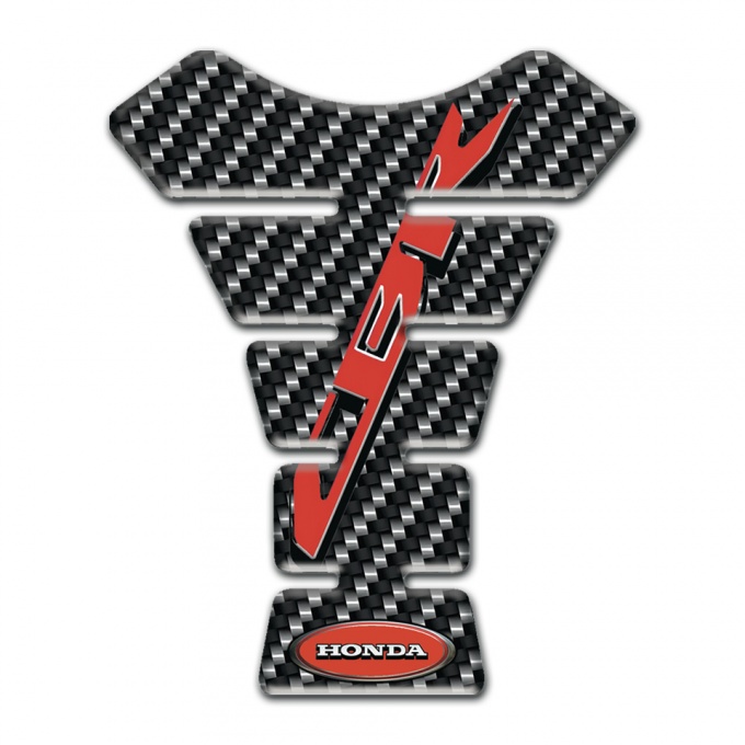 Honda Tank Protector Metal carbon Style CBR Logo 