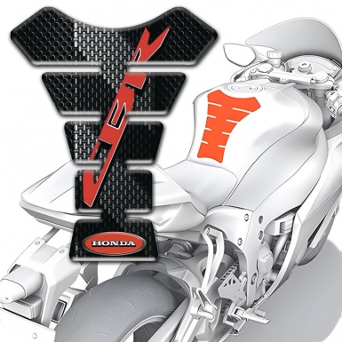 Honda Tank Fuse Black Gray Print Red CBR Logo 