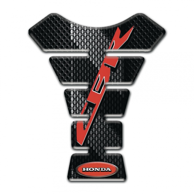 Honda Tank Fuse Black Gray Print Red CBR Logo 