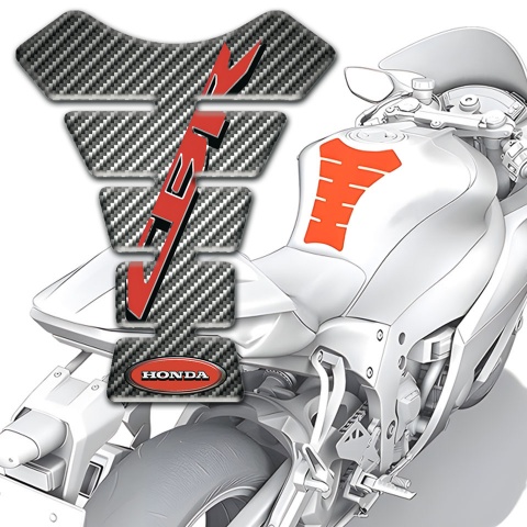 Honda Tank Fuse Classic Carbon Style CBR Logo 