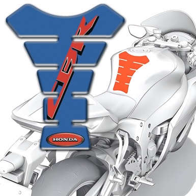 Honda Tank Fuse Blue Style Red CBR Logo 