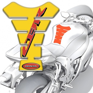 Honda Tank Protector Yellow Style CBR Logo 