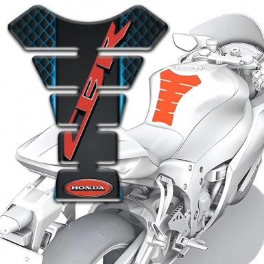 Honda Tank Protector Neon Mesh Effect CBR Logo 
