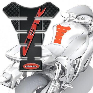 Honda Tank Guard Pads Dark Mesh Base CBR Style 