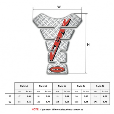 Honda Tank Fuse Crossed Elements Design CBR Style 