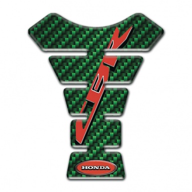 Honda Tank Protector Green Carbon and CBR Logo 