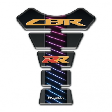 Honda Tank Guard Pads Neon Lines Base Effect CBR RR logo 