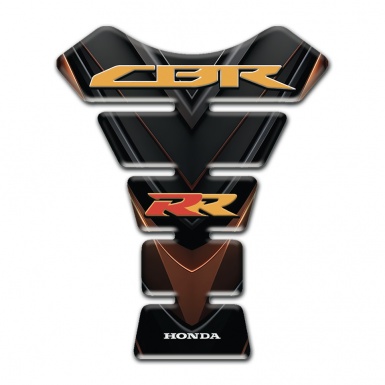 Honda Tank Fuse CBR RR Style Black Brown Base Design 