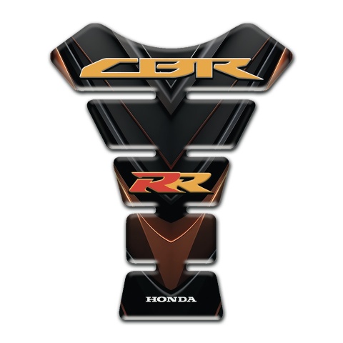 Honda Tank Fuse CBR RR Style Black Brown Base Design 