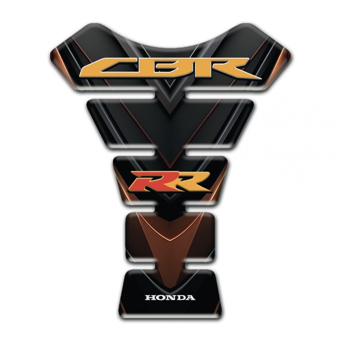 Honda Tank Fuse CBR RR Style Black Brown Base Design 