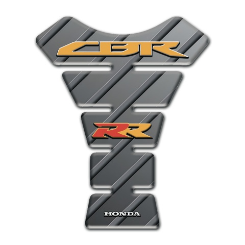 Honda Tank Pad Protector Diagonal Grey Patterns Base CBR RR Logo 