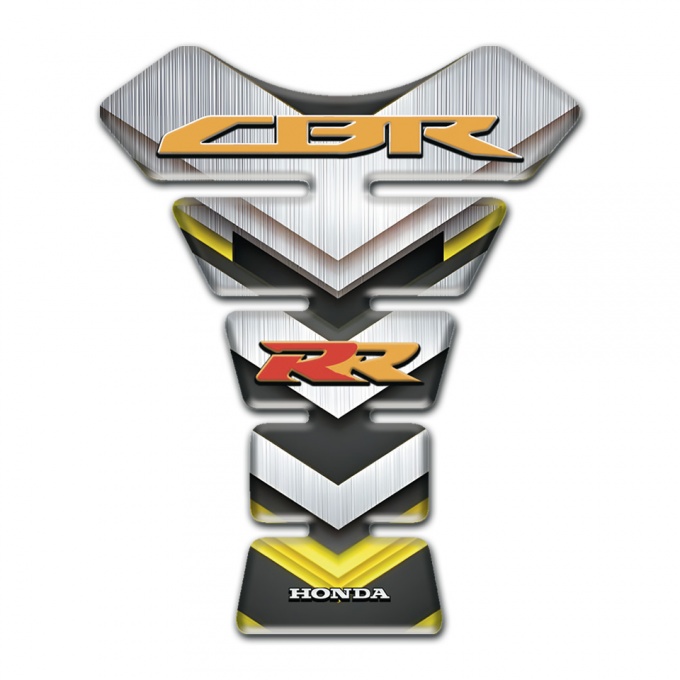 Honda Tank Pad Motorbike Silver Elemets Style RR Edition 