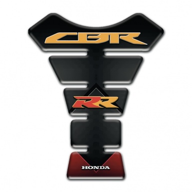 Honda Tank Protector Clear Black red Base Style RR Edition 