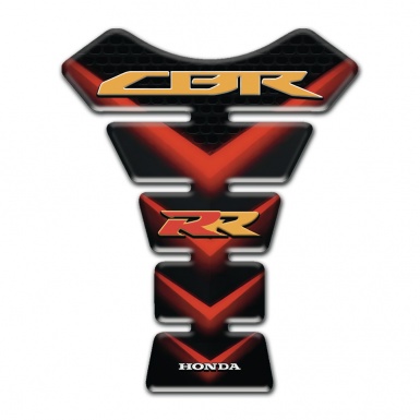 Honda Tank Pad Motorbike Red V Shape Lights Effect CBR RR Logo 