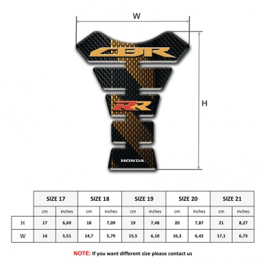 Honda Tank Fuse Brown Black tape Base CBR RR edition 
