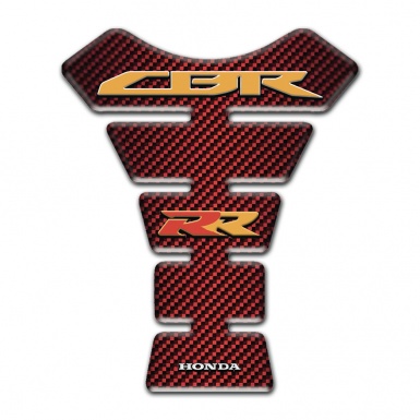 Honda Tank Protector Red Carbon Style Base CBR RR Logo 