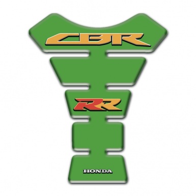 Honda Tank Pad Motorbike Green Base CBR RR Logo 