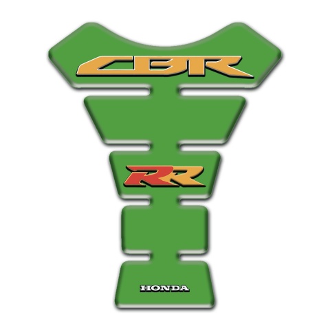 Honda Tank Pad Motorbike Green Base CBR RR Logo 