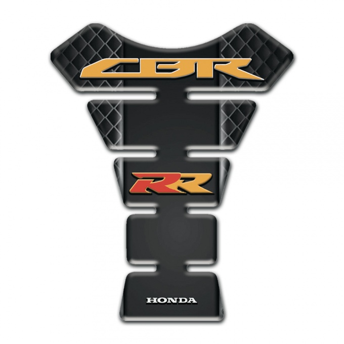 Honda Tank Guard Pads dark Mesh motif Cbr RR logo 
