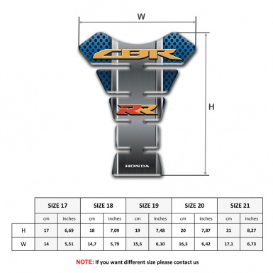 Honda Tank Pad Protector Silicone Sticker Stylish Model 
